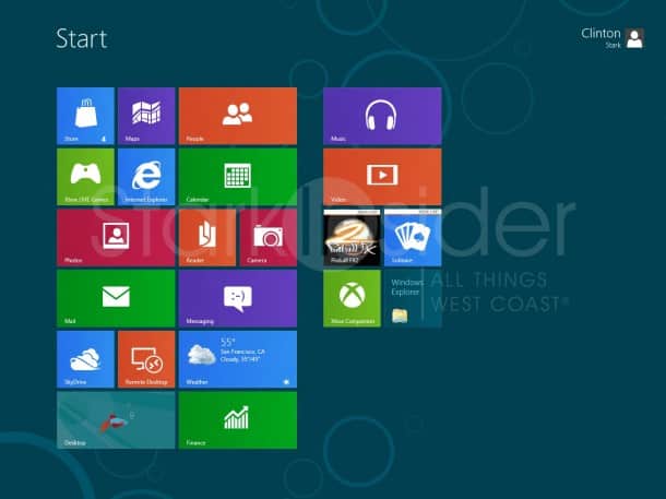 Windows 8 Metro UI