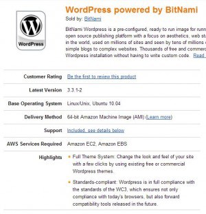 Wordpress stack by Bitnami