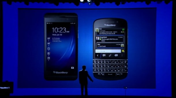Is good enough, good enough? BlackBerry CEO Thornsten Heins unveils the Z10 and Q10 smartphones. 
