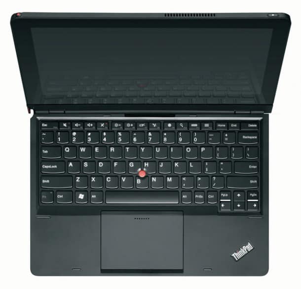 Running Windows 8 and featuring an 11.6-inch IPS display, the upcoming Lenovo Helix hybrid serves as a laptop or tablet.