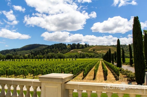 Ferrari-Carano Vineyards, Gardens - Sonoma