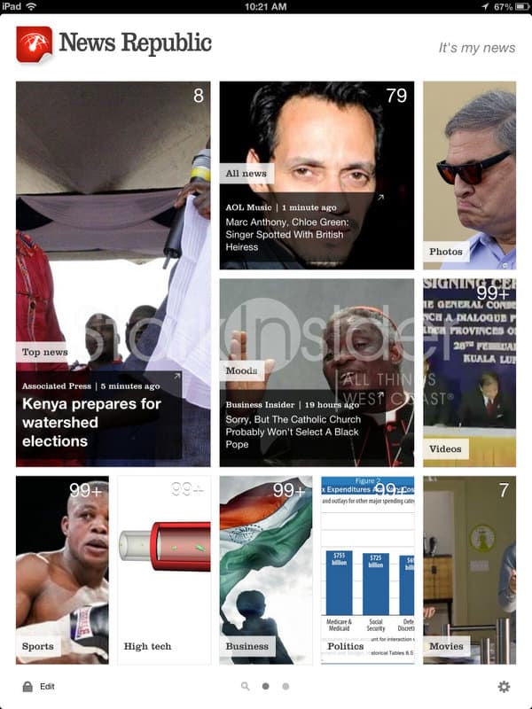 News Republic 3.0 for iPad, Android Tablets