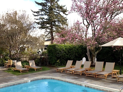 Welcoming pool at MacArthur Place Hotel & Spa