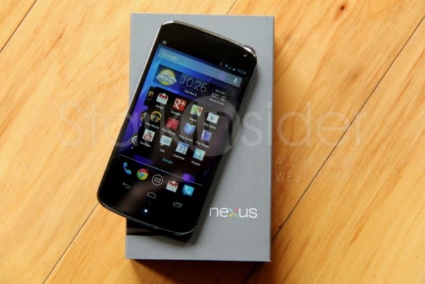 Google Nexus 4 Android smartphone