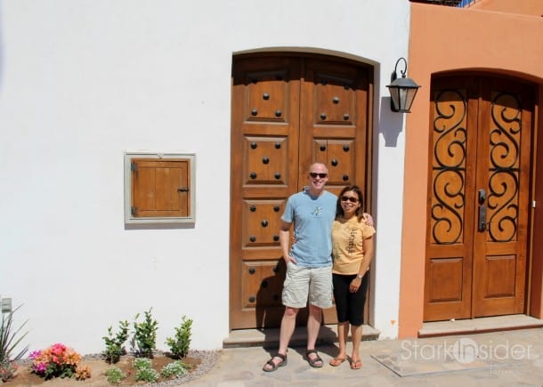 Outside our little casa, "Casa De Lagarta Azul"