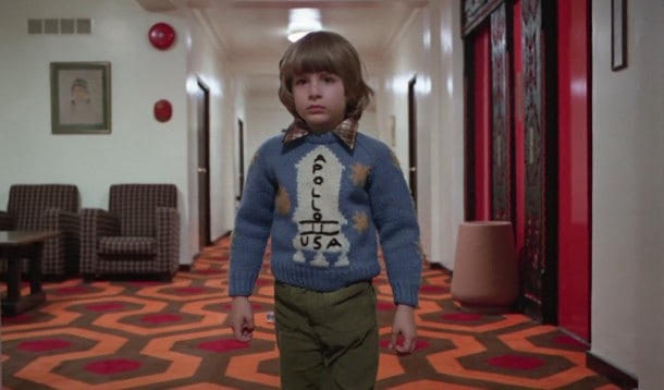 Well that seals the deal. Danny's wearing an Apollo sweater. Another proof point that Stanley Kubrick faked the Apollo moon landing.
