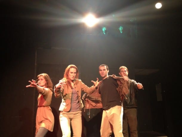 Preparing for battle as the Command Center looks on. Clockwise from top: Stephanie Desnoyers, Sophia LaPaglia, Michael Saenz, Jonathan Bender, Kimberly Lester, and Gloria McDonald.