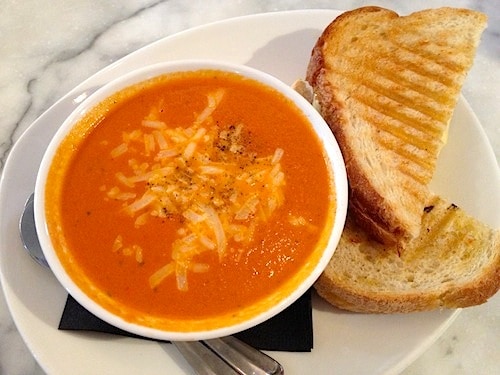 Try their soup and sammie for the ultimate comfort food