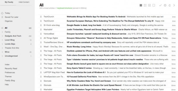 Feedly RSS Reader