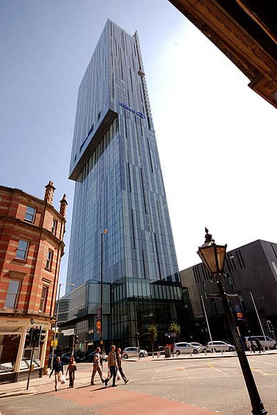 Cloud 23 located in the Beetham Tower