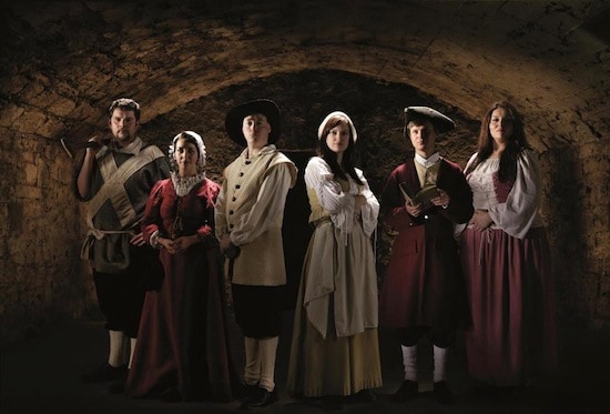 Some of the cast of characters at the Real Mary King's Close