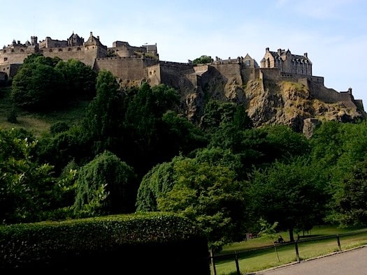 Imposing Edinburgh Castle