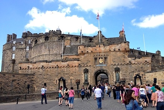 Visit the castle first thing in the morning to avoid the mobs of tourists