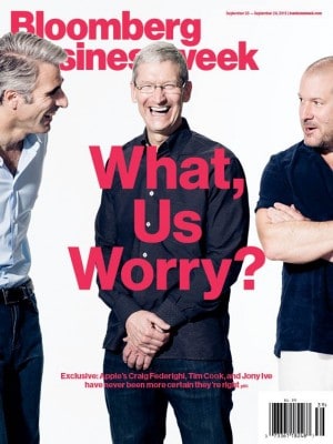 Cover Story on latest issue of Businessweek: Apple CEO Tim Cook and lieutenants "have never been more certain they're right.