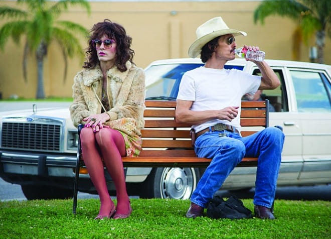 Jared Leto and Matthew McConaughey form an unlikely bond in Dallas Buyers Club.