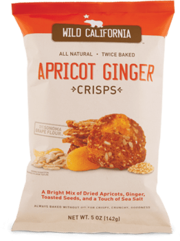 Apricot Ginger Crisps - Betcha can't eat just one