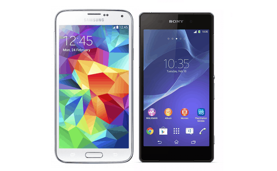 Adroid everywhere. Two of the stars at MWC 2014 were the Samsung Galaxy S5 and the Sony Xperia Z2. I'll take the Z2. Gorgeous.