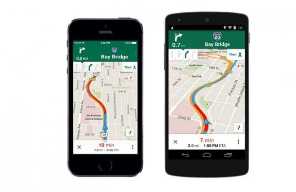Google Maps - Lane Guidance
