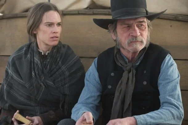 Hilary Swank and Tommy Lee Jones in The Homesman - Mill Valley Film Festival (Video)