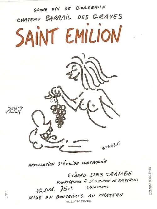 Charlie Hebdo Wine Label