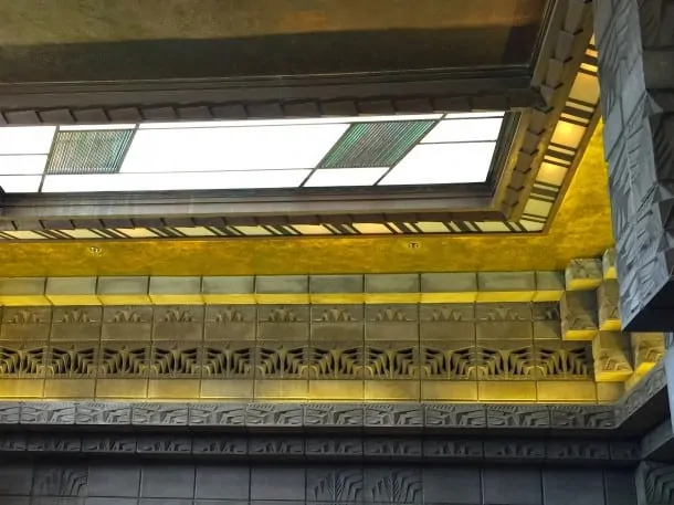 Incredible gold-leaf ceilings