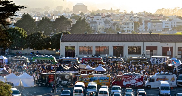 Off the Grid - food trucks at Fort Mason, San Francisco