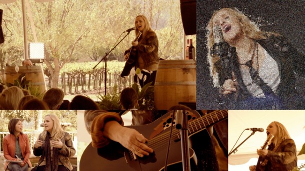 Grammy winner Melissa Etheridge rocked Napa at the Live in the Vineyard music festival.
