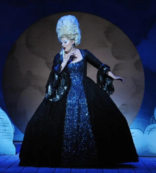 Opera San José resident artist Isabella Ivy as "The Queen of the Night"