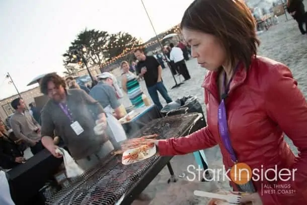 Meatopia at PBFW: Grilled Bay Spot Prawn by Chef Zakary Pelaccio