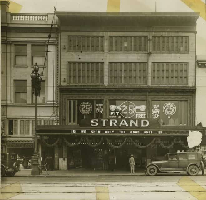 The original Strand Theater in San Francisco.