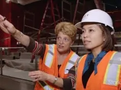 The Strand Theater - Hardhat tour with Carey Perloff