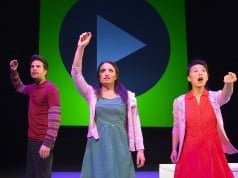 Love and Information: Your Twitter stream performed live on stage