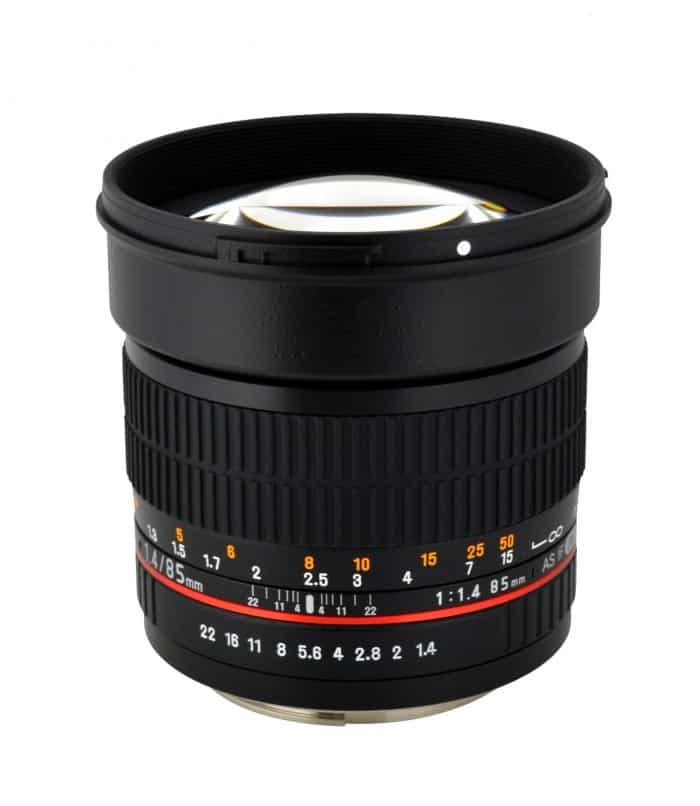 Rokinon 85mm cinema lens