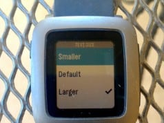 Pebble firmware update adds brightness, font, vibration settings Pebble Time Firmware 3.2 Update July 2015