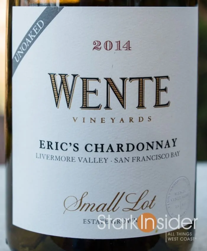 Wente Vineyards - Eric's Chardonnay 2014 Wine Review Livermore