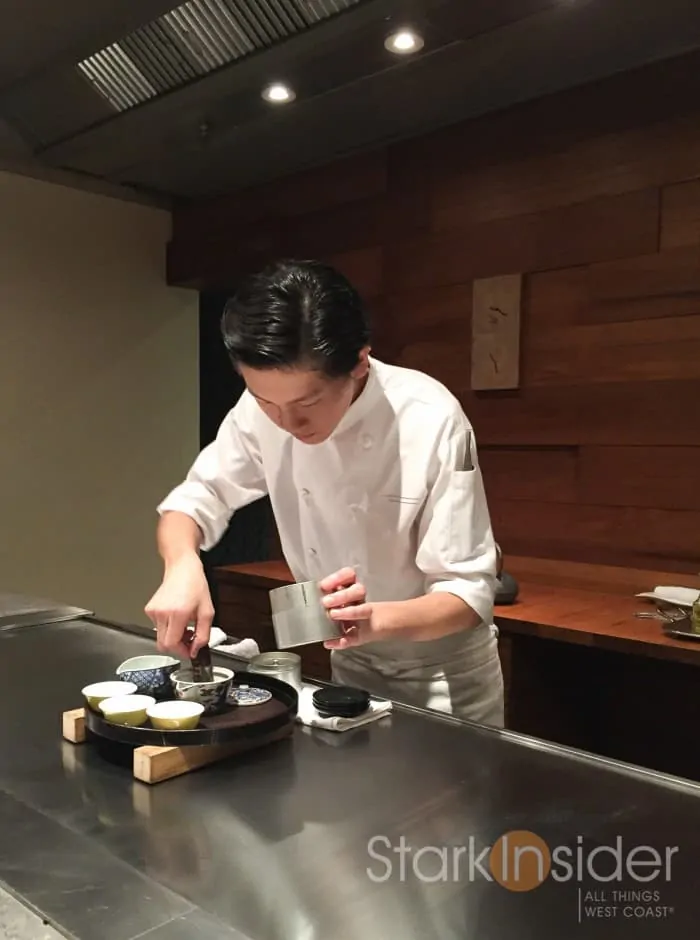 Serving of the Gyokuro Tea.