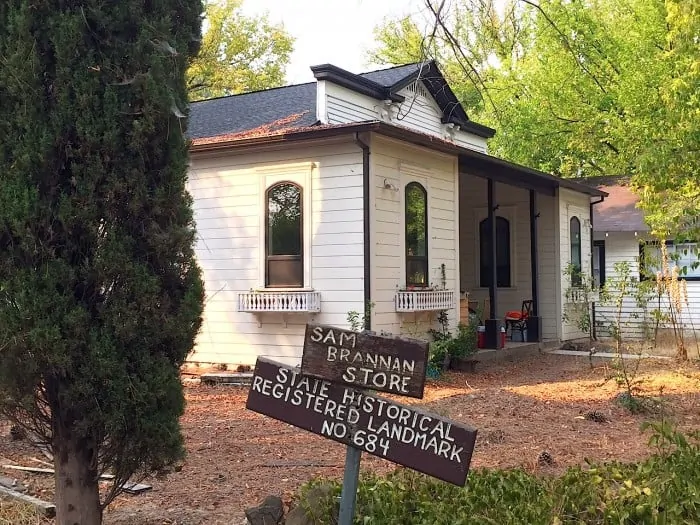 History of Calistoga - Sam Brannan Store Registered Landmark 684