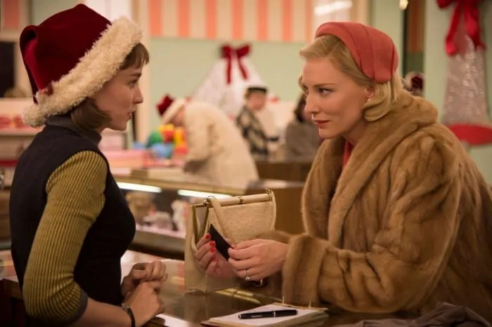 Carol starring Cate Blanchett and Rooney Mara