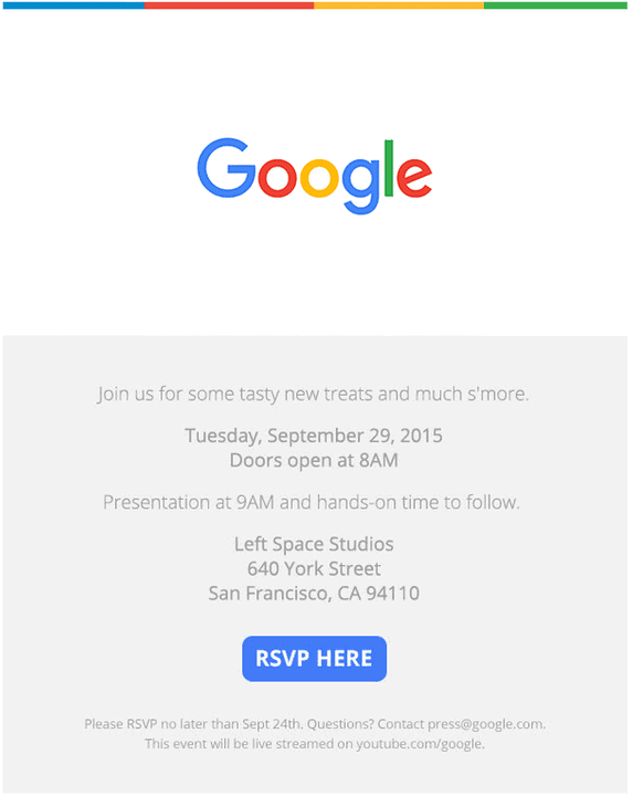 Google Nexus Event - San Francisco
