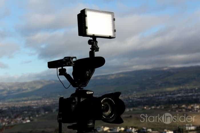 Canon EOS 70D, Rode Videomic, Zoom H1, LED light panel