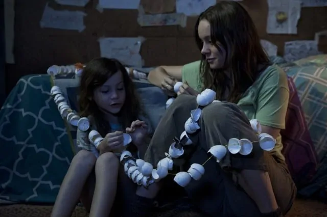 Jacob Tremblay and Brie Larson in 'Room'.