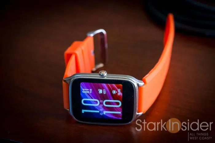 Asus ZenWatch 2 with Orange Band
