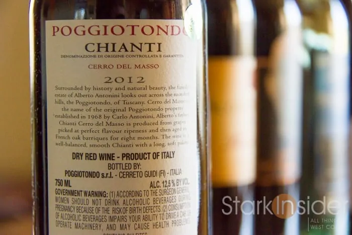 Poggiotondo Cero del Maso, Chianti 2012 Review