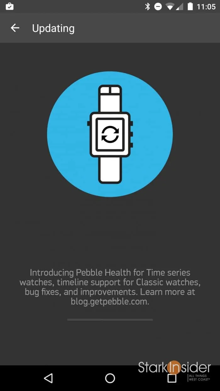 Pebble App for Android update
