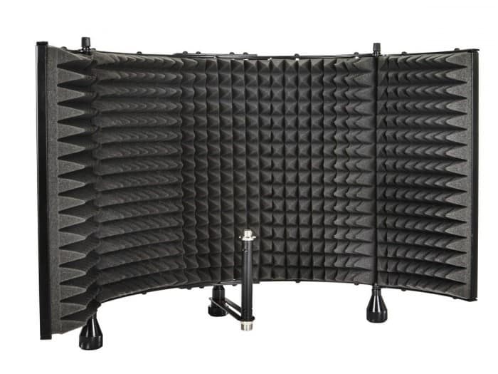 Monoprice Pro Audio Desktop Adjustable Acoustic Microphone Isolation Shield