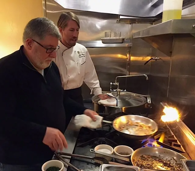 Cooking class with Chef Andy