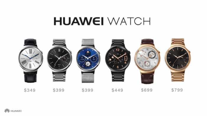Huawei Watch Prices