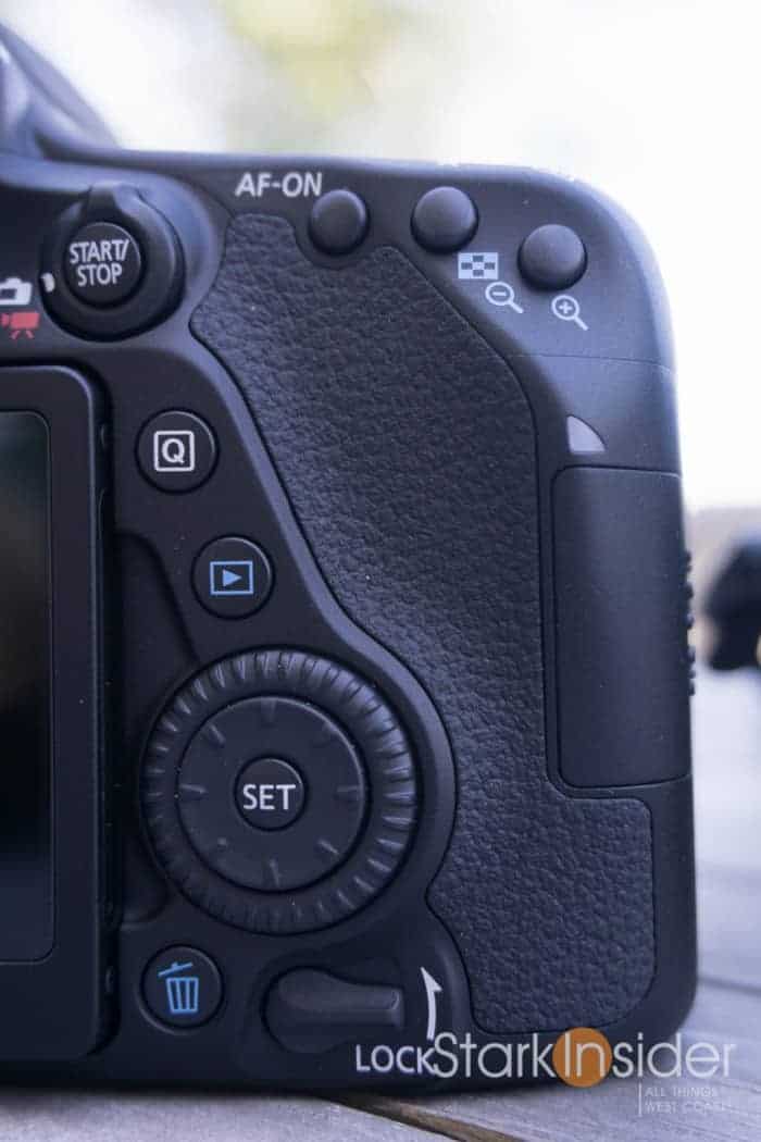 Canon EOS 80D button changes vs. 70D