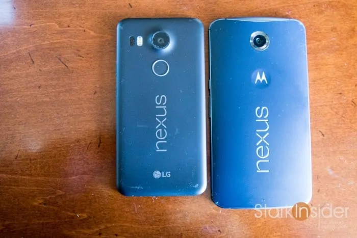 LG Nexus 5X vs. Motorola Nexus 6