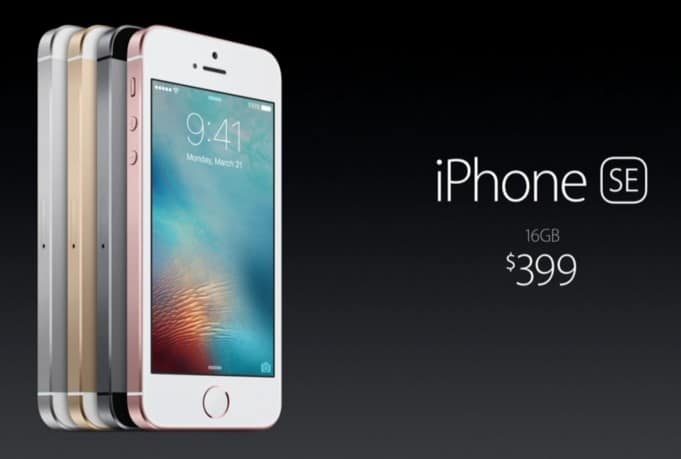Apple iPhone SE $399